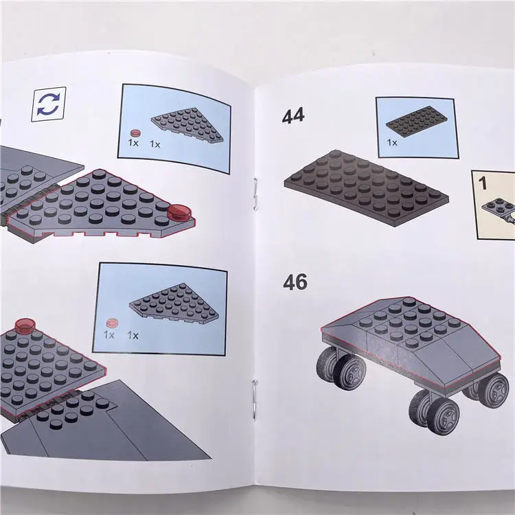 FSC Custom Printing Service Leaflet Art Paper Instruction Book Leaflet Manual Instruction Brochure