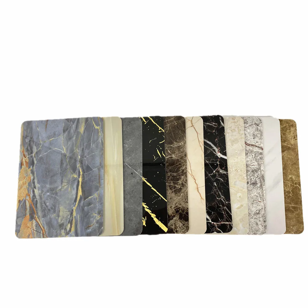 Light Weight Best Decorative PVC Marble Sheet Acrylic Wall Panel UV Panel Artificial Marble/Faux Marble