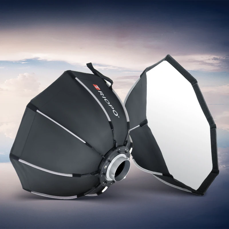 Triopo 65cm Photo Portable Bowens Mount Octagon Umbrella Softbox Outdoor Soft Box for Flash