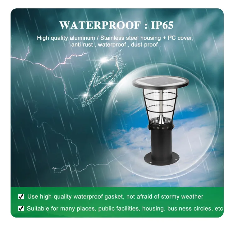 Garden solar decorative LED lighting outdoor  bright solar power patio light