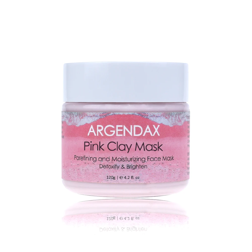 All Natural Purifying Pink Clay Exfoliating Facial Mask Organic Skin Care Pink Clay Face Mask