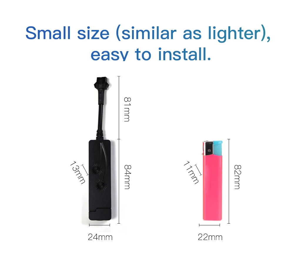  Small Electric Scooter GPS Locator Mini 4G Bike Car Tracker Vehicle
