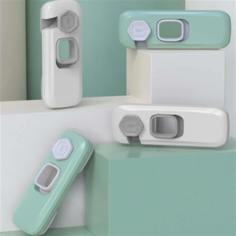 Child safety buckle baby anti-pinch hand-to-door lock cabinet cabinet door baby protection refrigerator lock drawer lock