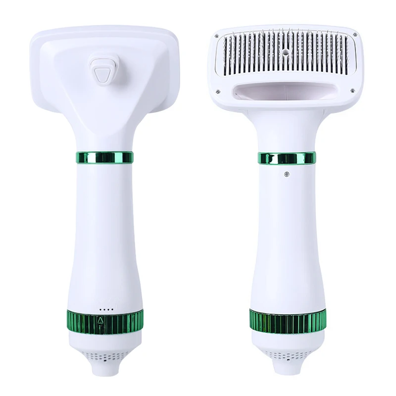 Pet Grooming brush dog hair dryer adjustable temperature 2 in 1 pet brush dryer for Cat Dog small animal