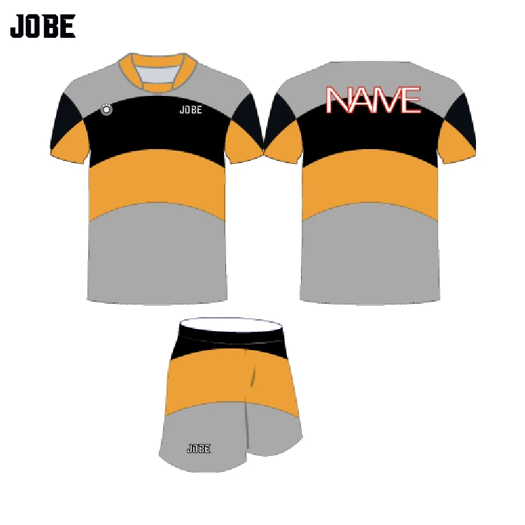 Полностью сублимационный полиэстер, одежда для регби, оптовая продажа, мужские рубашки для регби с принтом экрана, черные и красные