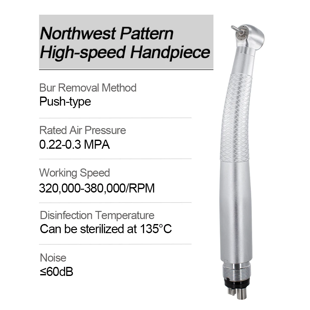 Weller 4-Point Anti-Sucking Dental Drill Handpiece Standard Four-Hole Dental Surgical Handpiece