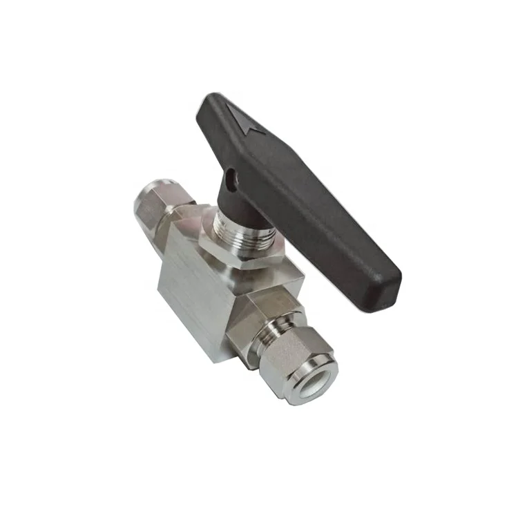 3000Psi измерительный двойной наконечник прямого типа шаровой клапан высокого давления