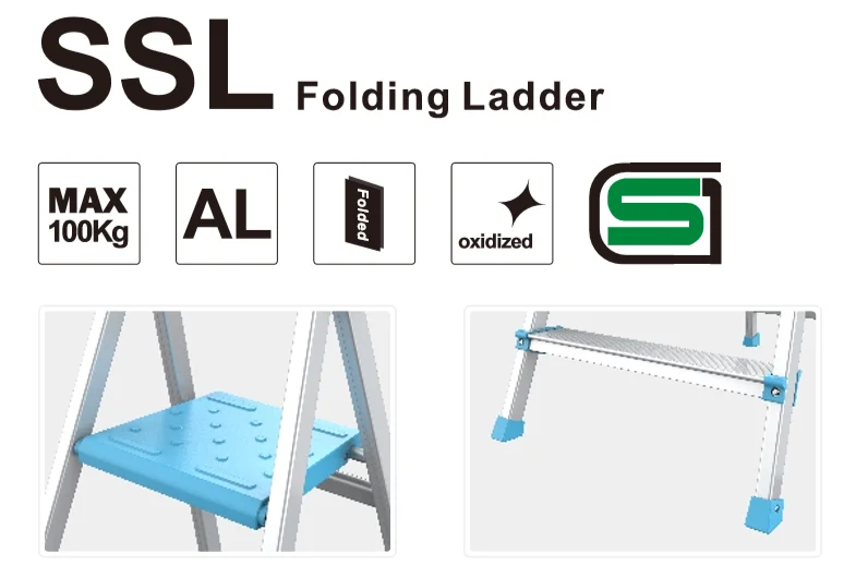 3 step ladder for home aluminum ladder step