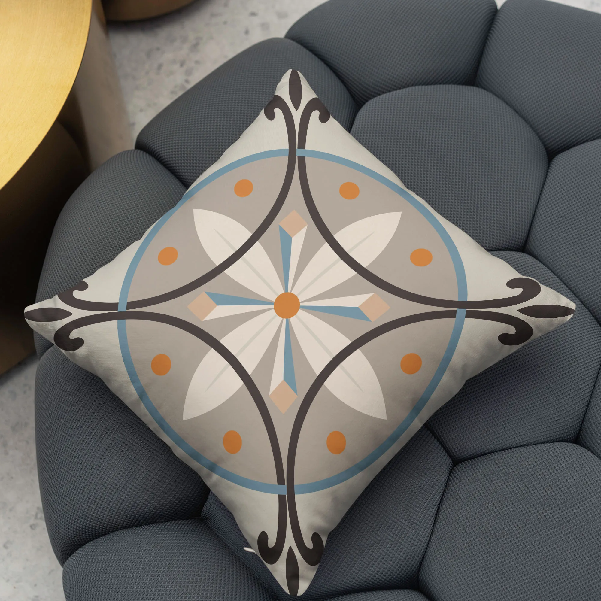 Hot Selling 45*45cm Sublimed Pillow Case Printed Pillowcase Diy Pattern Pillow Cushion