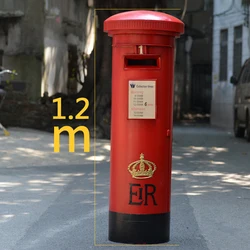 Vintage London street posting box mailbox piggy bank bar clothing store accessories