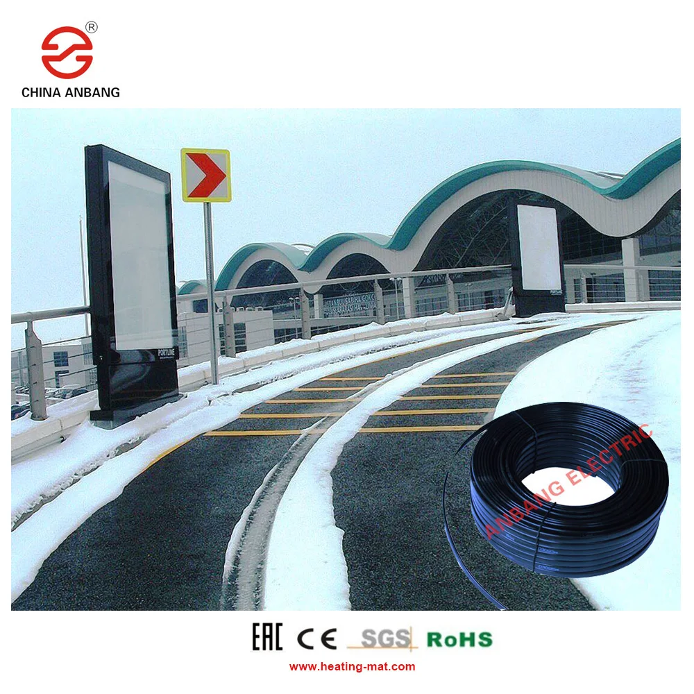 Heating trace cable is used for water pipe antifreeze and underground snow melting