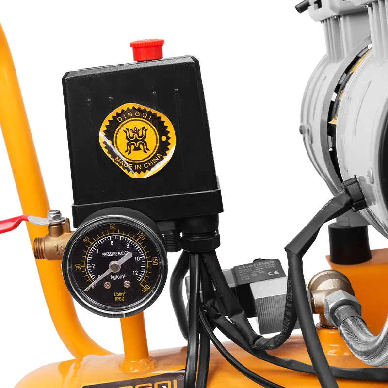 DingQi  0.8Mpa 50L 1600W Oil Free Industrial High Pressure Electric Air Compressor