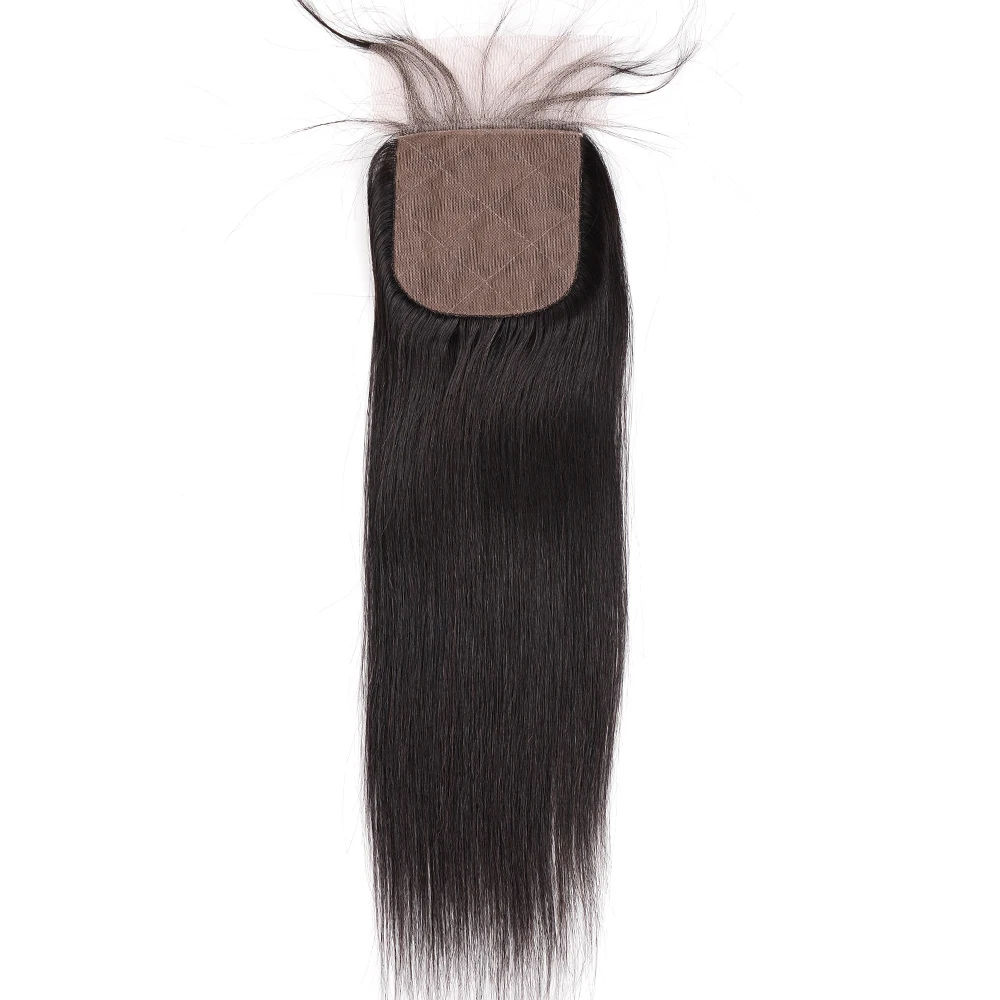 
closure 4x4 raw hair 1B straight 5x5 closure wig 100% unprocessed virgin human hair bundles with closure 