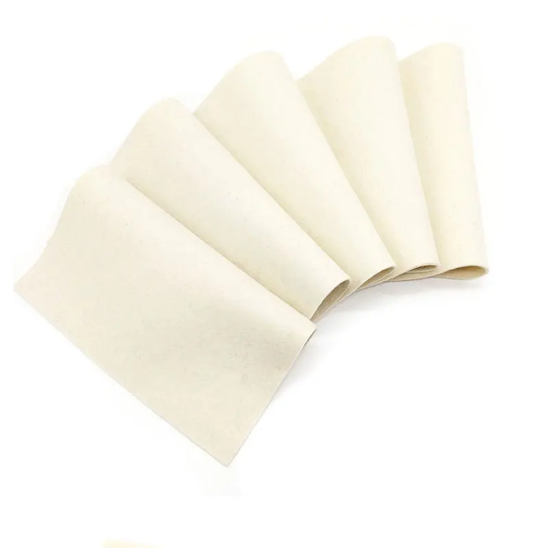 Hot sale Factory Produce 1 2 3 4 5 MM Thick White Pressed Soft Industrial Wool Felt