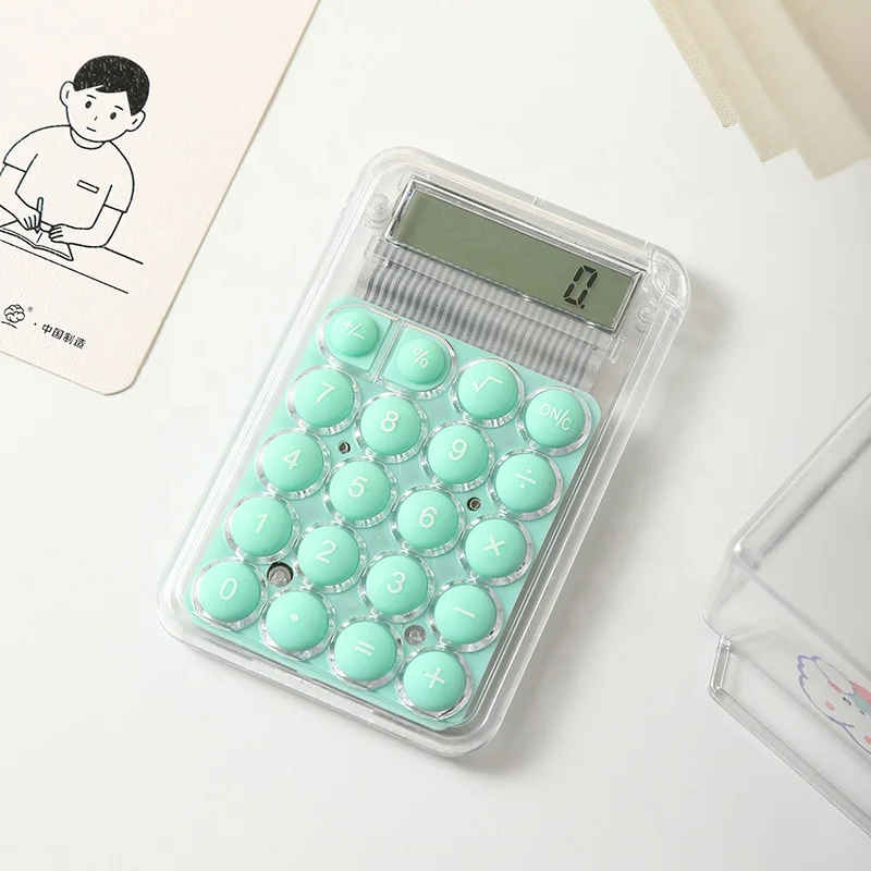 Портативный мини-цветной электронный калькулятор