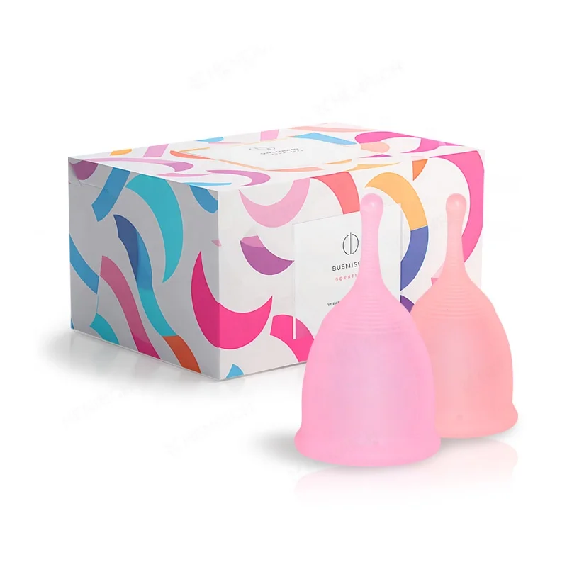 Eco-friendly female genital organ for steam softest loon feminy menstrual cup steriliser silicone cups large storage