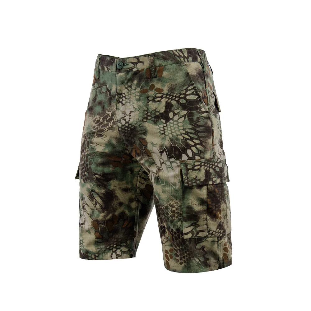 Factory Price Waterproof Camo Pants Dark Woodland Breathable BDU Camouflage Shorts