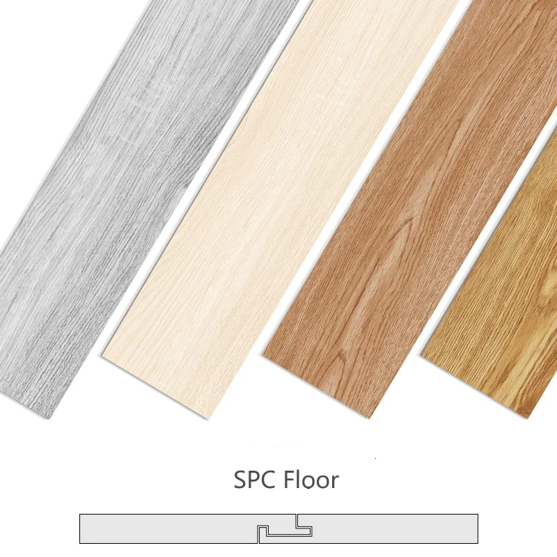 Super Wear-resistant Silent Formaldehyde-free Indoor Use Non-slip Vinyl SPC Flooring