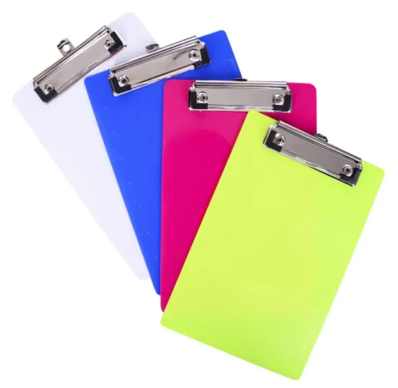 Best Price Top Quality A4 Clipboard Assorted Colors Writing Folder Form Organizer File Folder accessories Quality Clipboards