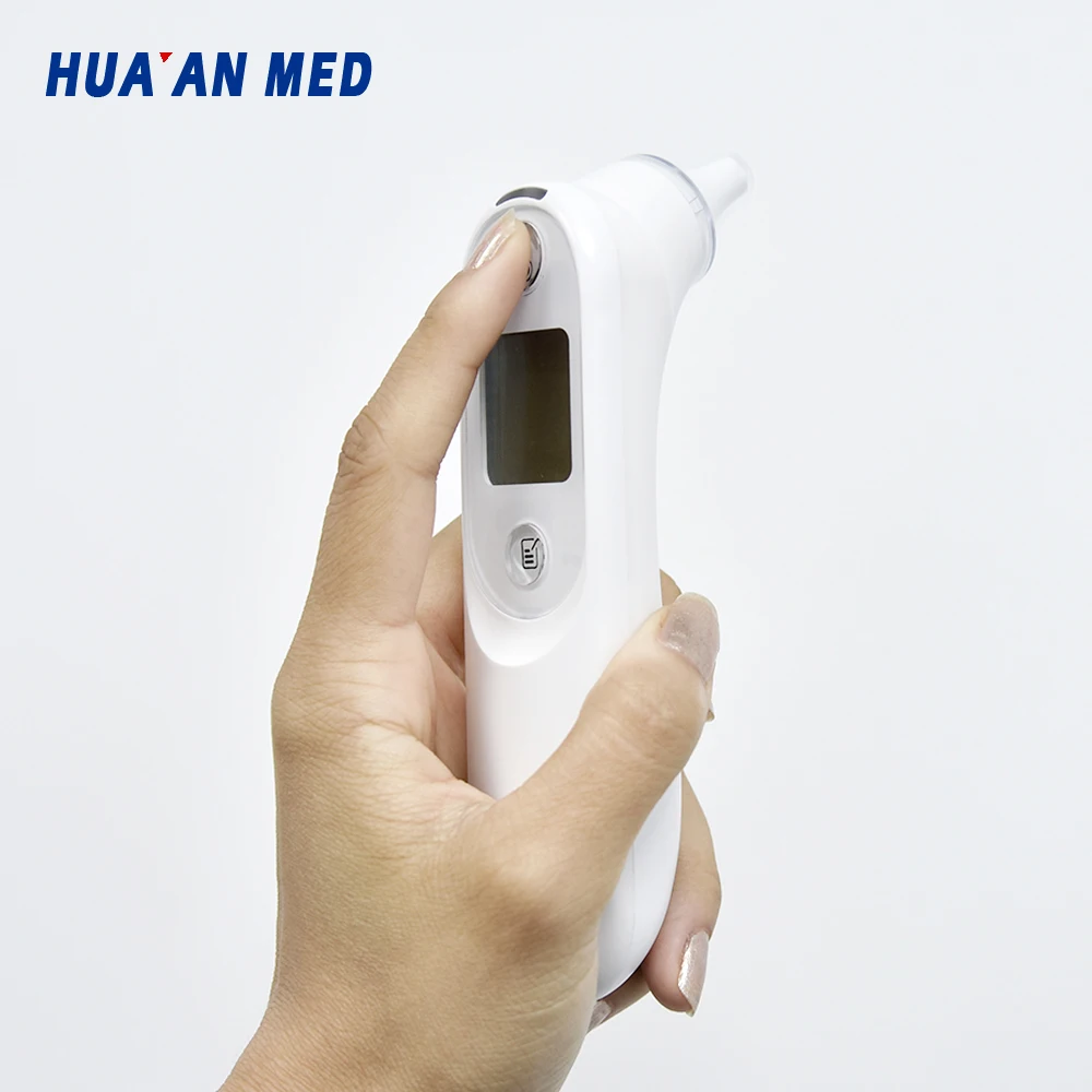 HUA'AN MED Healthcare Electronics Clinical Temperature Gun Medical Digital Infrared Baby Ear Thermometer For Babies And Adults