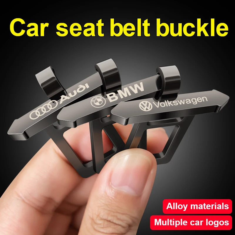Car seat belt extender plug Clip Buckle Car Safety Seat Lock Buckle Customize Available Logo