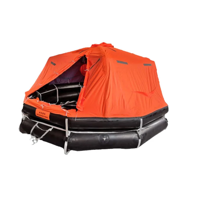 Factory price devit-launched type inflatable liferaft for sale