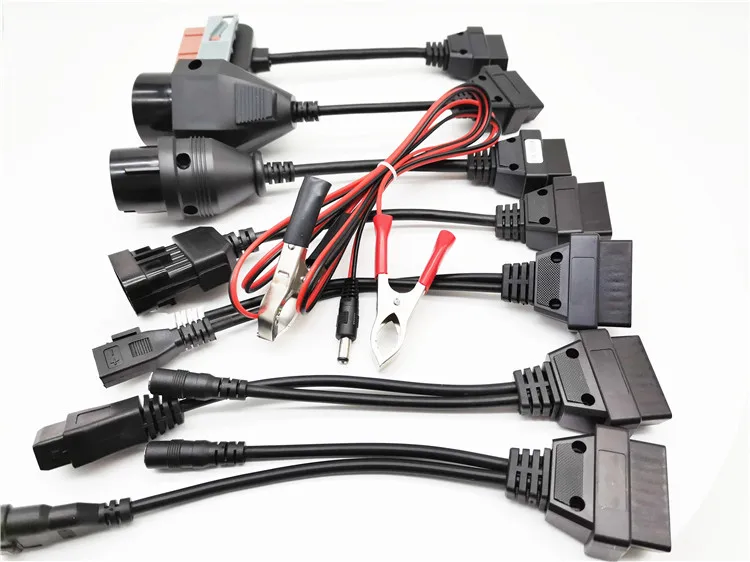 hot seller Full Pin OBD Car Cable Set OBD1 to OBD2 Adapter  OBD II Cable Adapter 8 in1 cable