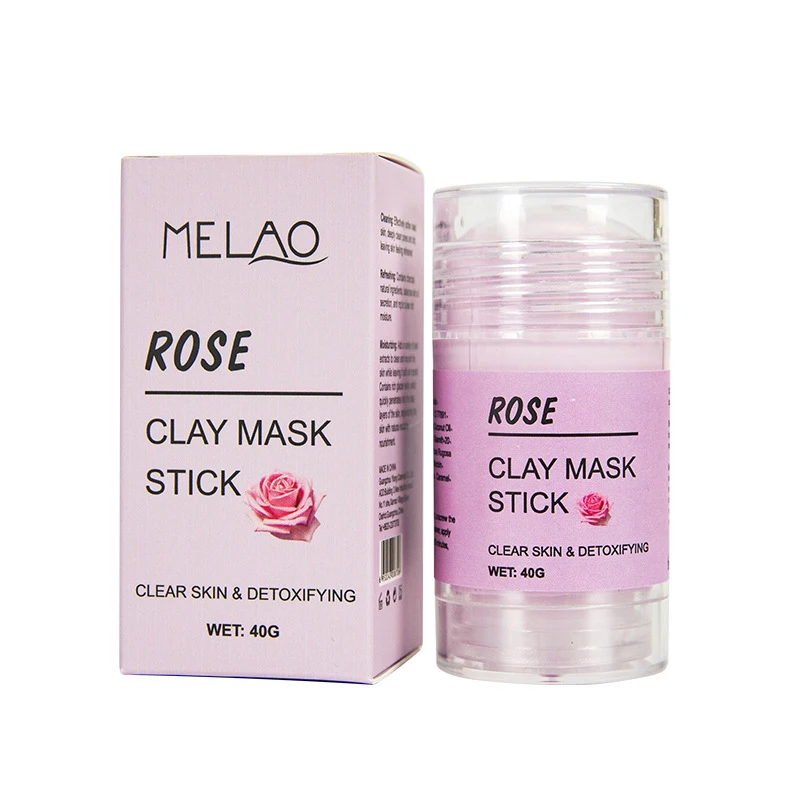 SEOMOU Custom Face Clay Mask Stick Facial Skin Care Matcha Green Tea Purifying Stick Mask Facial Clay Mud Solid Green Tea Mask