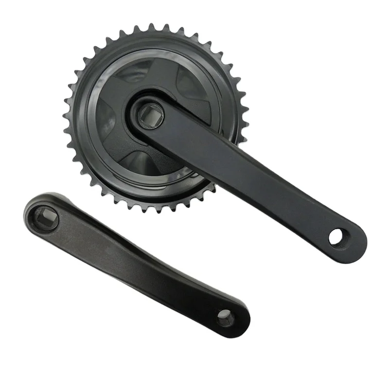 Aluminium Alloy 38T Road Bicycle Crank and Chainwheel Mountain Bikes Folding Bike Freewheel Crank