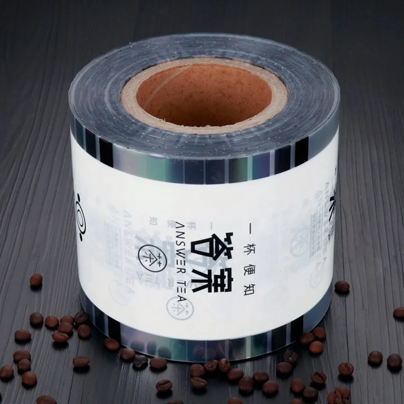 Custom plastic cup and paper cup use plastic roll sealing film