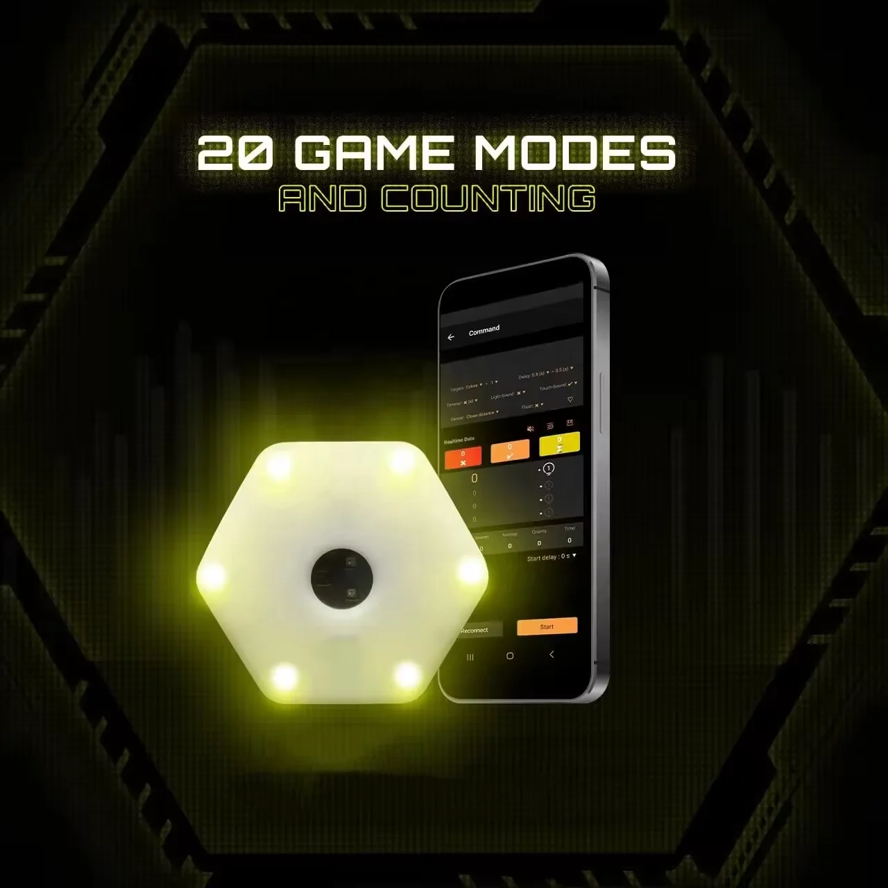 Flash Reflex and Reaction Training Lamp For Football Boxing Training LED Agility Lights Reaction Training Light in 4/6/8/12pcs