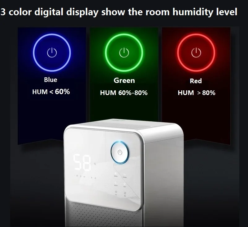 Home dehumidifier  16L/Day Dehumidifier with wifi For Bedroom