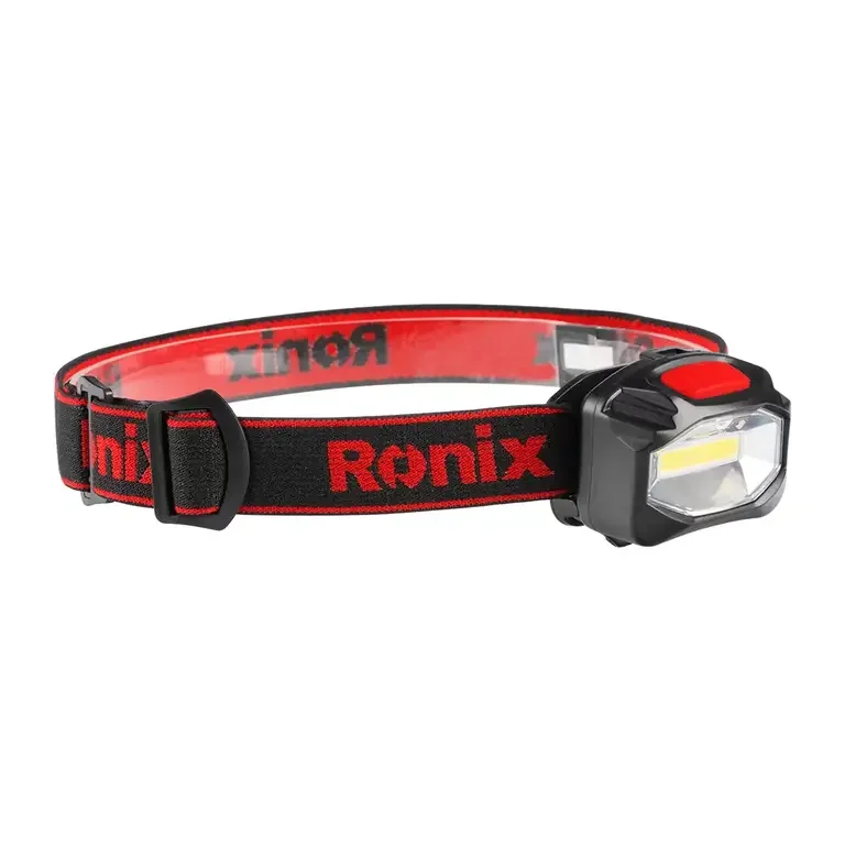 Ronix 100lm Camping Flashlight Outdoor Light LED Headlamp Rechargeable Cob LED Head Lamp for Camping Fishing Hiking 30 12 Red 3w