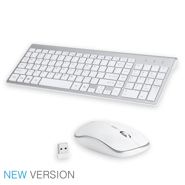 Amazon Best Seller полный размер whisper-тихий компактный mac беспроводная мышь клавиатура комбинированный набор