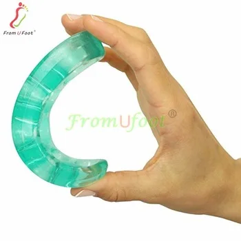 Hot selling silicone gel toe stretcher separator five toes separators for hallux valgus foot care