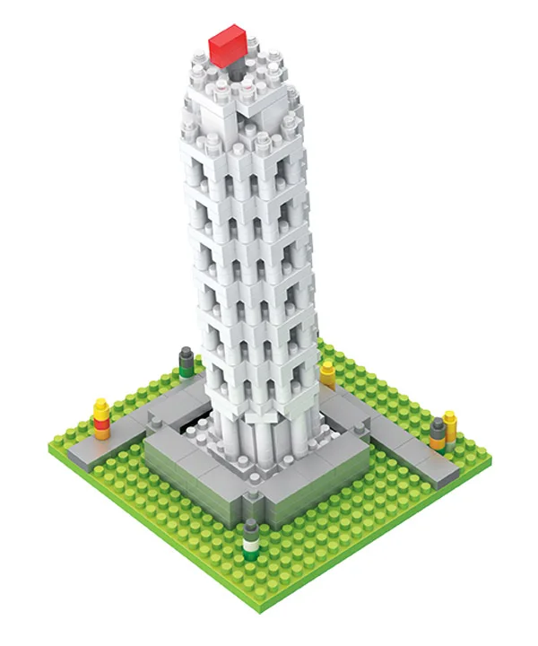 London Bridge Paris Eiffel Tower Taj Mahal Burj Al Arab City Architecture Diy Building Blocks Sets Kits Toys For Children