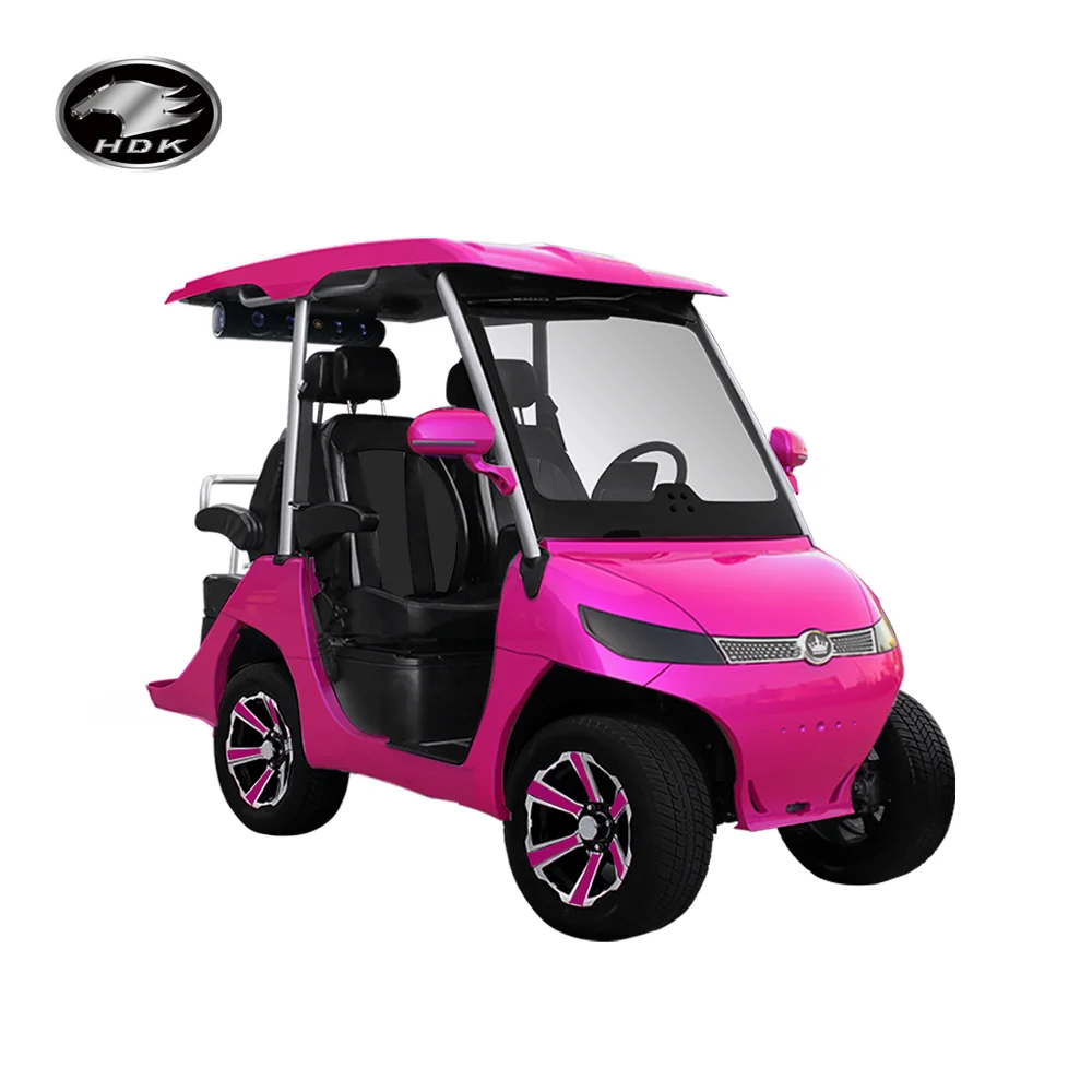 Новый энергетический автомобиль внедорожник ATV UTV 4 сиденья розовый 48 В Аккумулятор для продажи HDK Эволюция Гольф-Тележка электрическая
