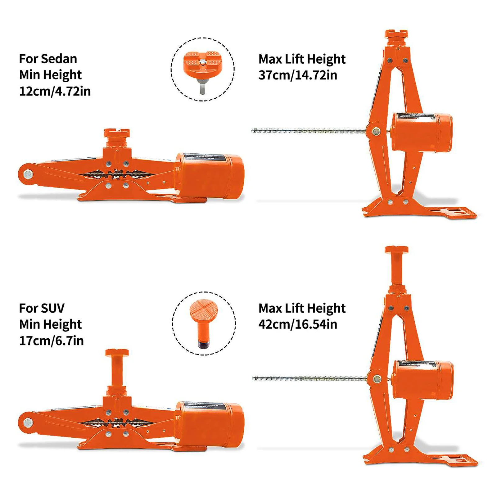 3 Ton Auto Lift Car Lift Jack Under Hoist Stand Electric Jack DC 12V Automotive Repair Tools 3 Ton Lifting height