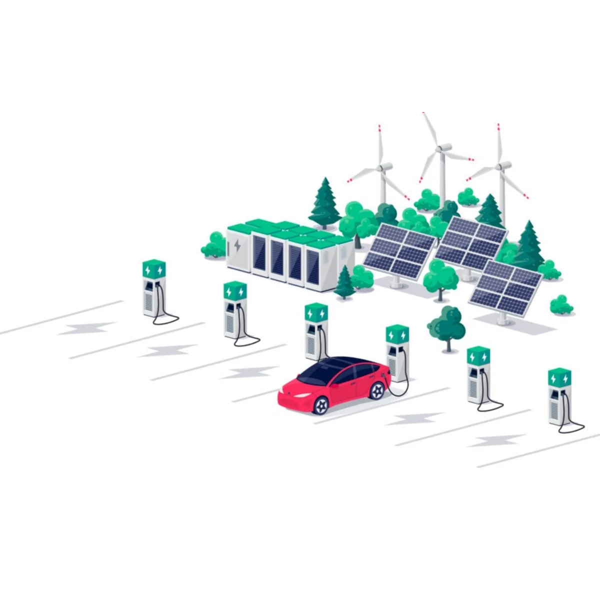 Diy Solar EV Charging Solution Contractor Tax Credit Residential Commercial Solar Powered EV Charging Stations Manufacturer