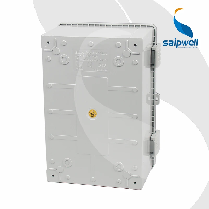 
Hotsale DIN RAIL PC Plastic Electric waterproof junction box with plastic hinge lockable 