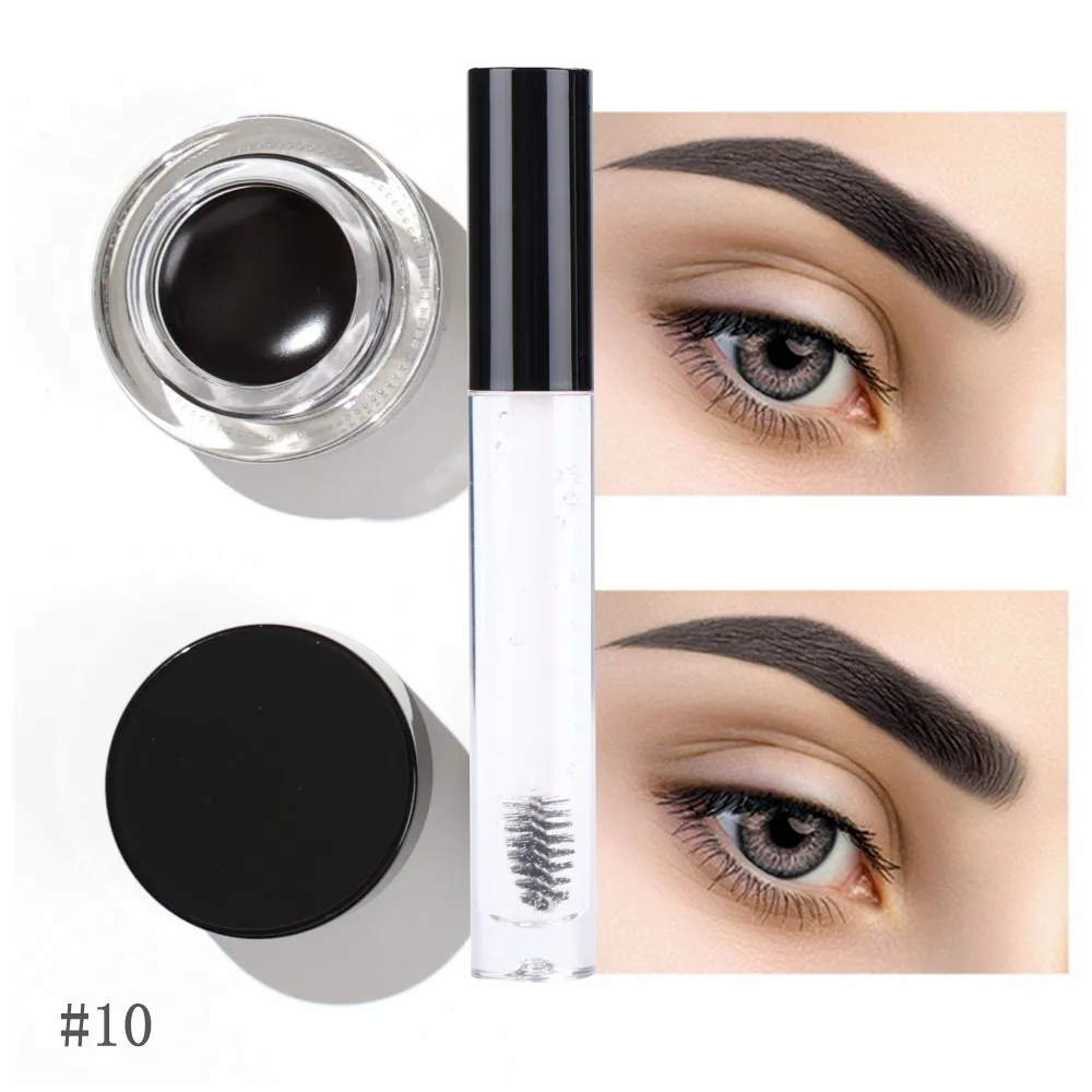 Own Brand Cosmetic Set Brow Kit Brow Freeze Styling Wax Gel Long Lasting Waterproof ABS 10g 3 Years Eye Gel Ceramic Eyebrow Gel