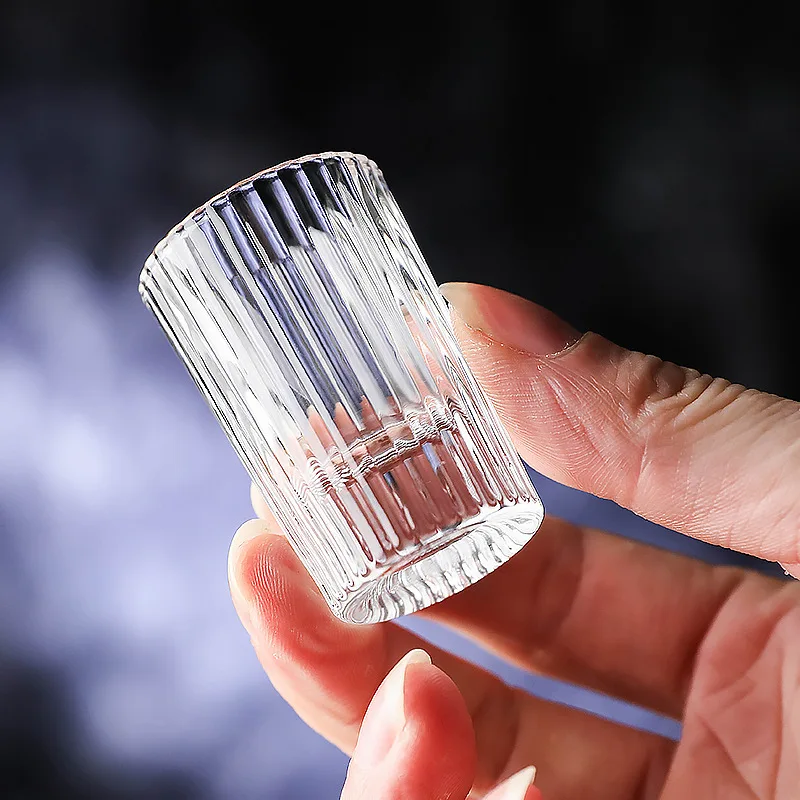 Vertical shot glasses set household glass dispenser Bullet Shot Glass