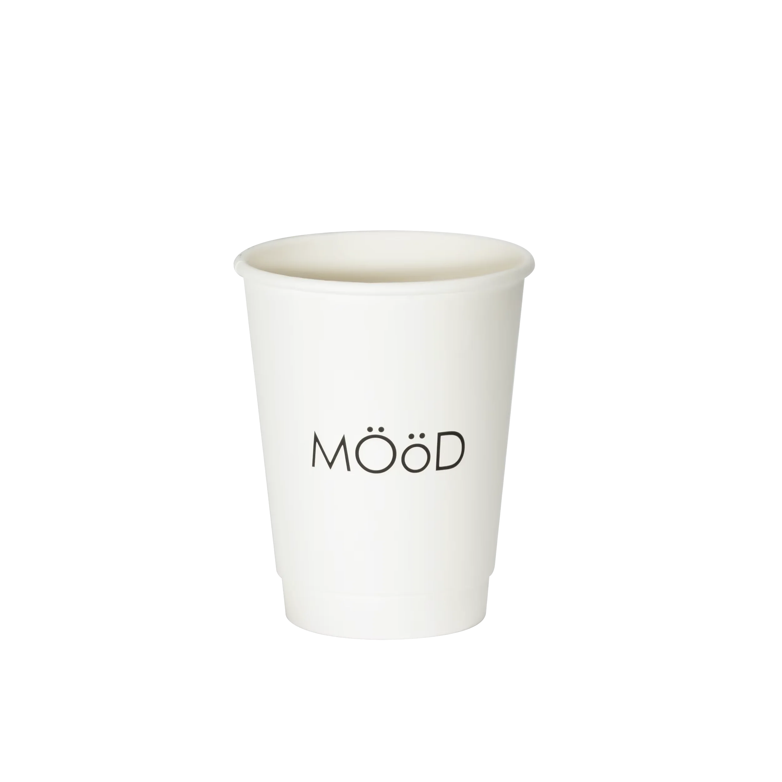8oz Takeaway White Double Wall Paper Cup Custom Printed Disposable Coffee Paper Cups