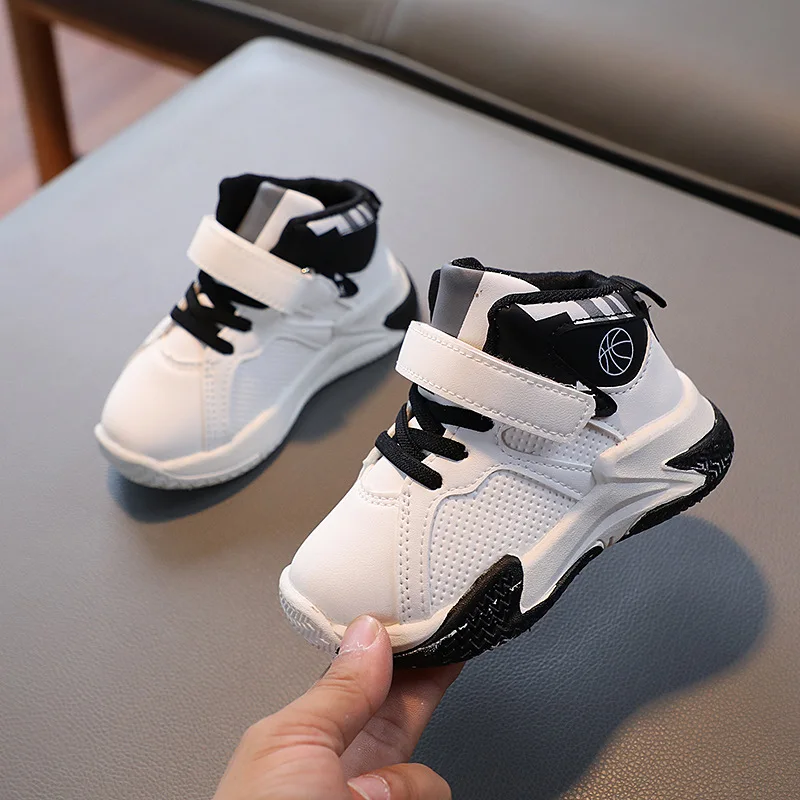 New Boys Basketball Shoes for Kids Sneakers Thick Sole Non-slip Children Sports Shoes Child Boy Girl Shoes Basket Enfant