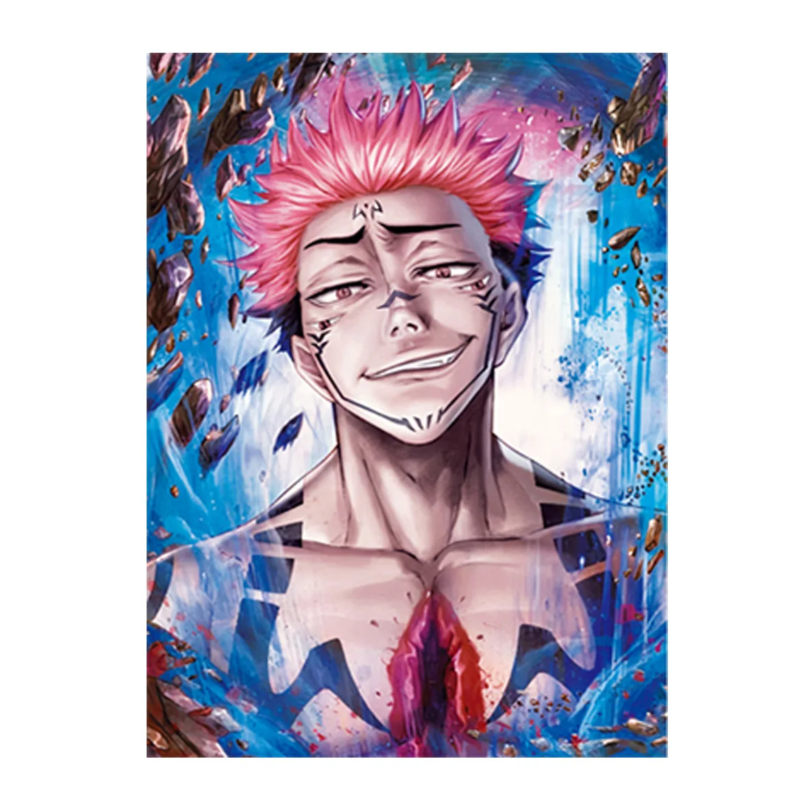 30*40 cm Japanese Anime Pictures Paintings 3D Motion Posters for Wall Decors