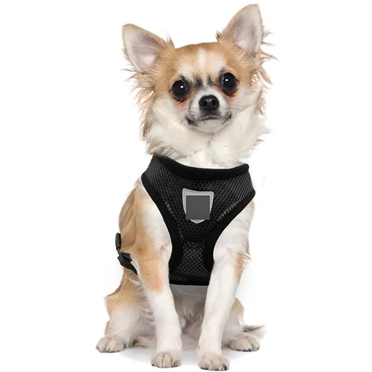 Cat Adjustable Harness Polyester Mesh Soft Breathable Vest Walking Lead Leash For Small Medium Dog Cats Pet Easy Control