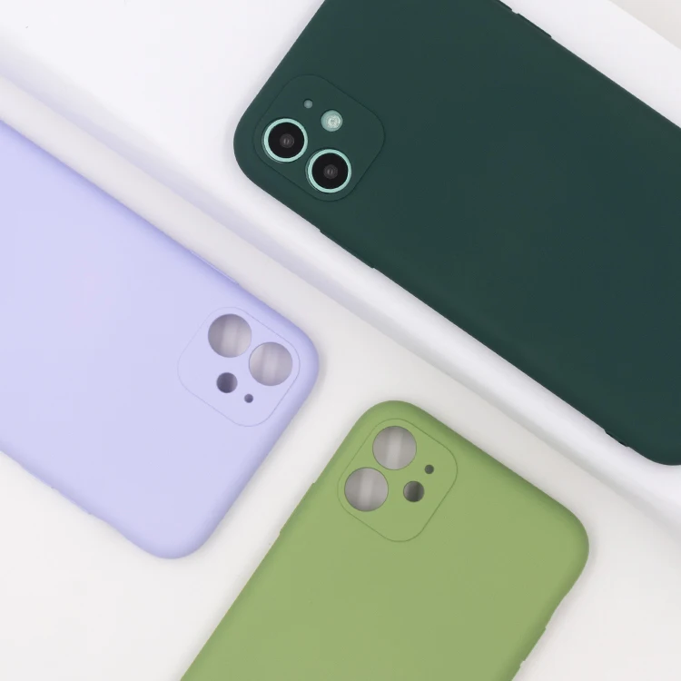  Мягкий силиконовый чехол Slimoro из ТПУ для телефона iPhone 11 12 Pro Max водонепроницаемый матовый