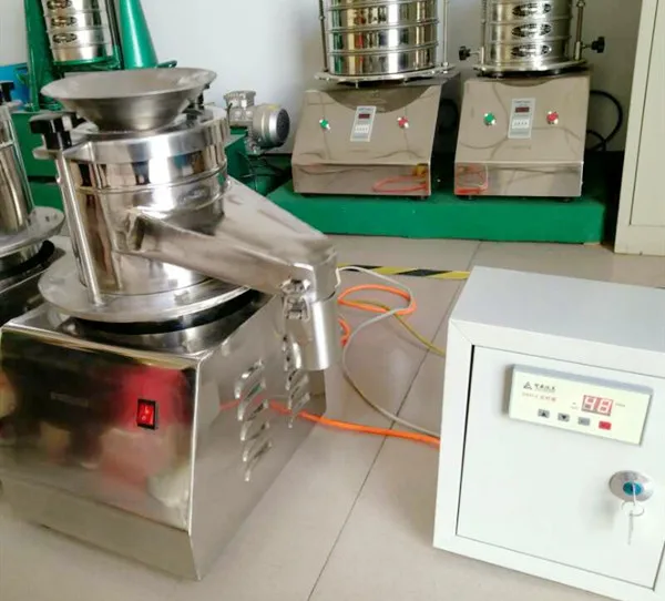200mm Testing powder 80mesh size Electric vibrator lab vibration sieve shaker
