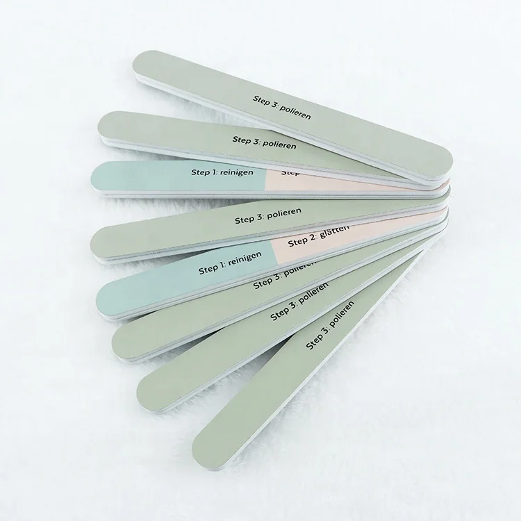 Ziri wholesale High Quality 3 in 1 Nail File customized polish nail file manicure