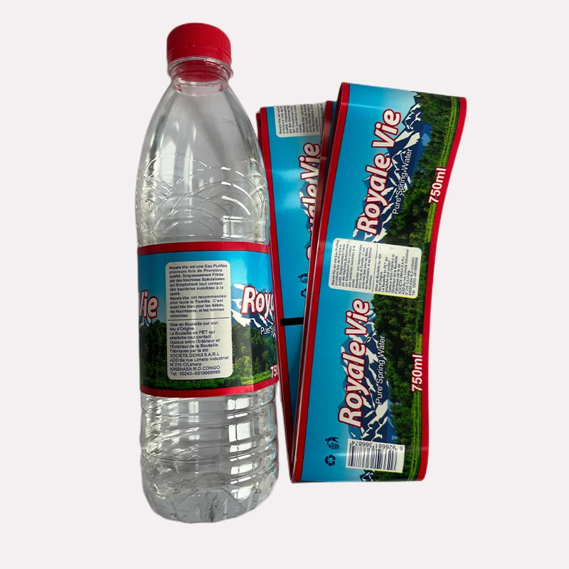 Factory Customized pvc shrink Wrap label Plastic Shrinking Sleeve label Drink water bottle label